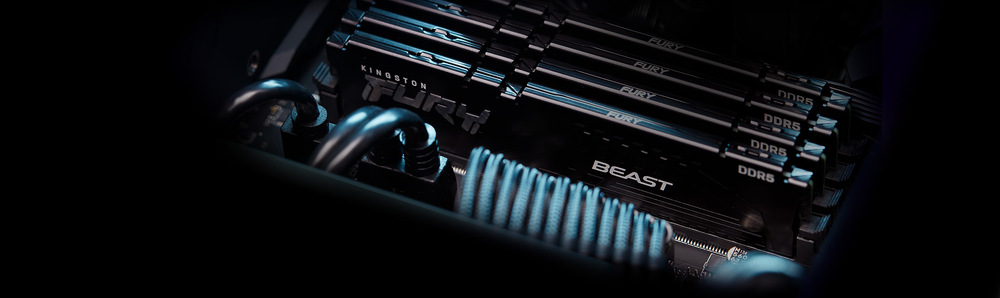 DIMM Kingston FURY Beast Black 16GB (2× 8 GB) (KF552C40BBK2-16)