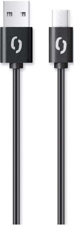 Kábel Aligator USB/USB-C, 1m - čierny