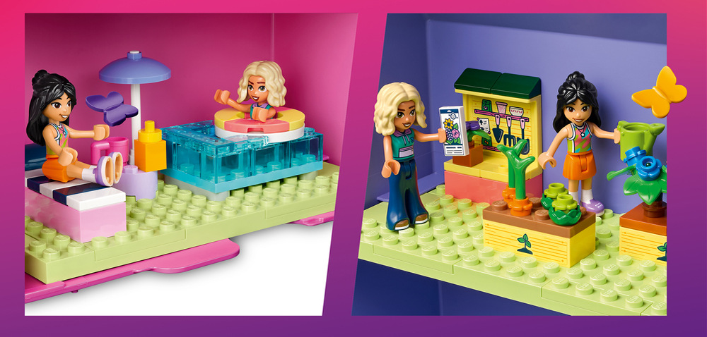 Aplikácia LEGO Builder pomôže zostaviť kufrík z 355 dielikov, ktorý po zatvorení meria 23 × 30 × 13 cm.
