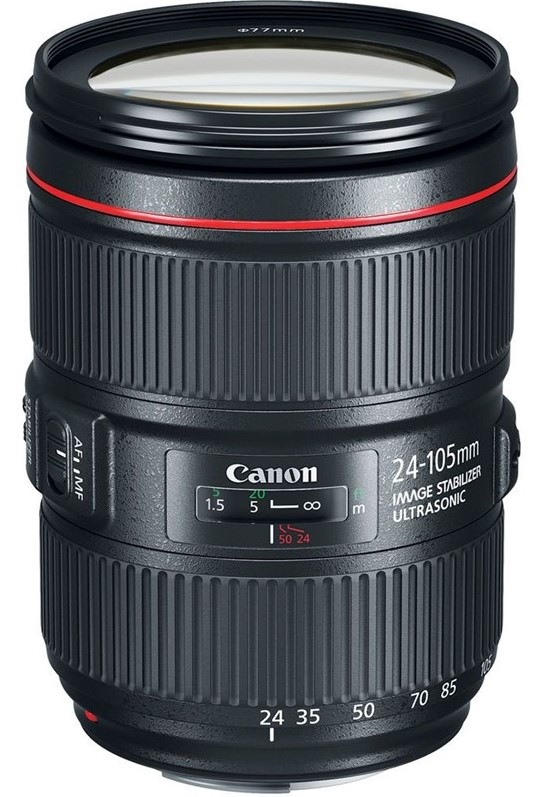Objektív Canon EF 24-105 mm f/4 L IS II USM čierny