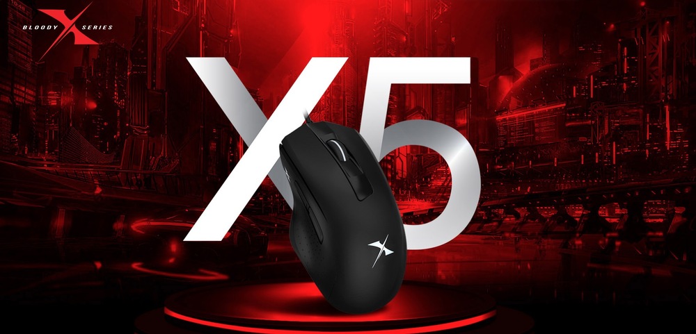 Myš A4Tech BLOODY X5MAX čierna A4Tech BLOODY X5MAX