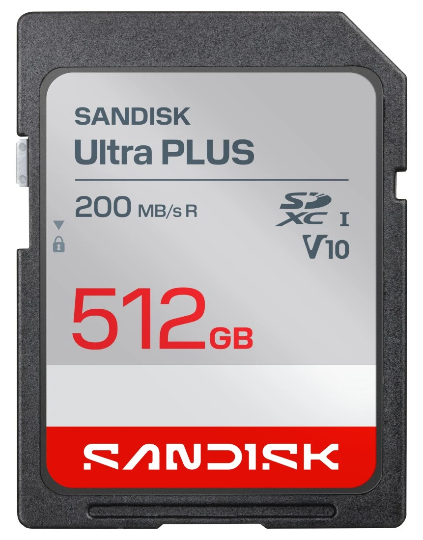Pamäťová karta SanDisk Ultra Plus SDXC s rozhraním UHS-I a vysokou rýchlosťou čítania