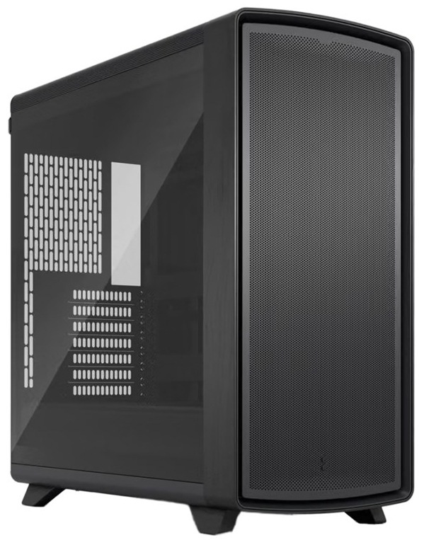 Case FRACTAL DESIGN Summit Blackout TG Light Tint čierna Počítačová skriňa FRACTAL DESIGN Summit Blackout TG Light Tint s presklenou bočnicou a perforovaným predným panelom