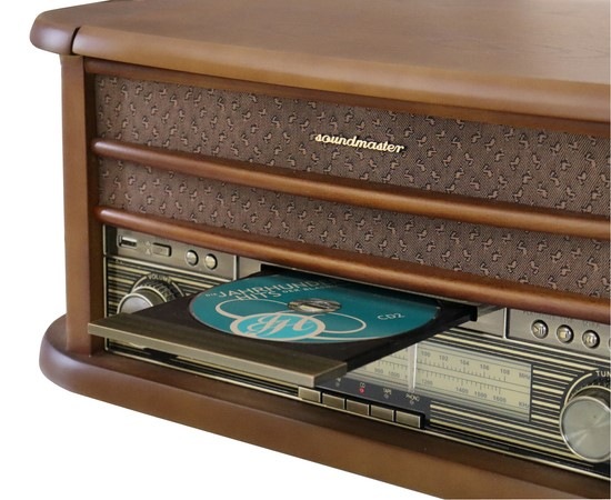Gramofón Soundmaster NR560 hnedý