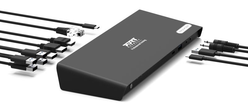 Dokovacia stanica PORT CONNECT 3x 4K USB-C + USB A čierna Dokovacia stanica PORT CONNECT 3x 4K USB-C + USB A čierna