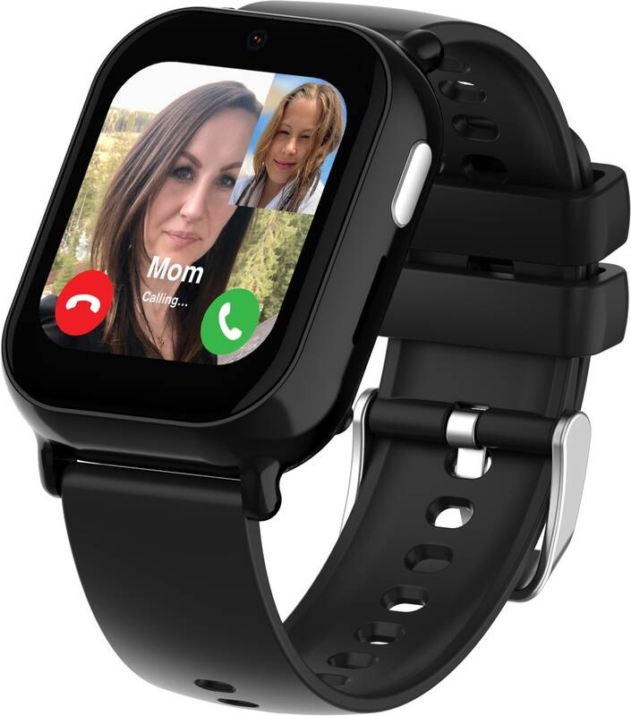 Detské chytré hodinky Carneo GuardKid+ 4G Buddy pri 4G videohovore s rodičom priamo na displeji hodiniek