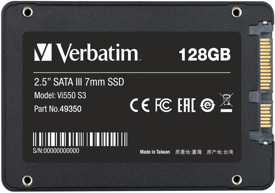 SSD Verbatim Vi550 S3 128GB SATA SSD Verbatim Vi550 S3 128GB SATA