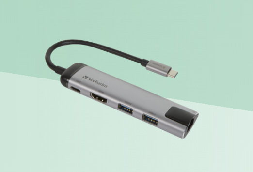 USB Hub Verbatim USB-C/2xUSB 3.0, HDMI, RJ45 sivý USB Hub Verbatim USB-C/2xUSB 3.0, HDMI, RJ45 sivý