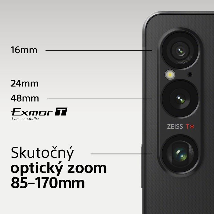 Mobilný telefón Sony Xperia 1 VI 5G 12 GB / 256 GB čierny Sony Xperia 1 VI 256GB 12GB BLACK