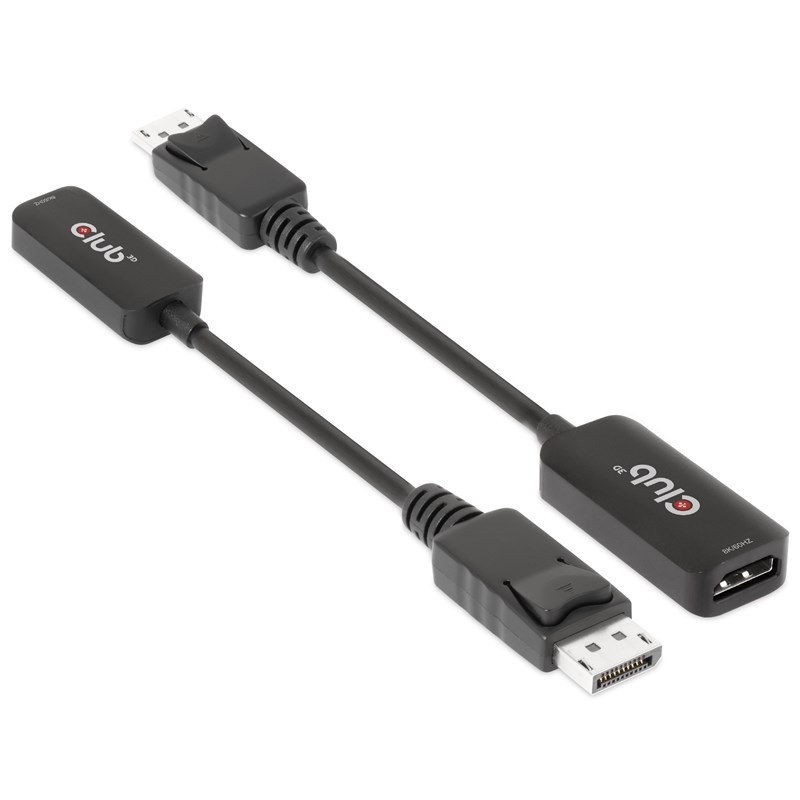 Redukcia Club3D DisplayPort 1.4/HDMI 4K, aktívna čierna