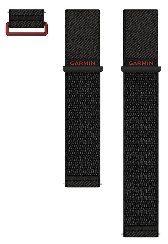 Remienok Garmin Quick release (24 mm) pre Garmin Venu X1, nylon, čierna farba