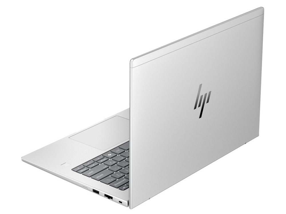 Notebook HP Elitebook 6 G2a 14" strieborný Otvorený notebook HP Elitebook 6 G2a 14" zozadu