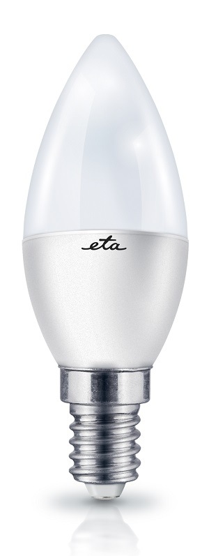 LED žiarovka ETA EKO LEDka sviečka 4W, E14, teplá biela žiarovka ETAC37W4WW01, teplá biela