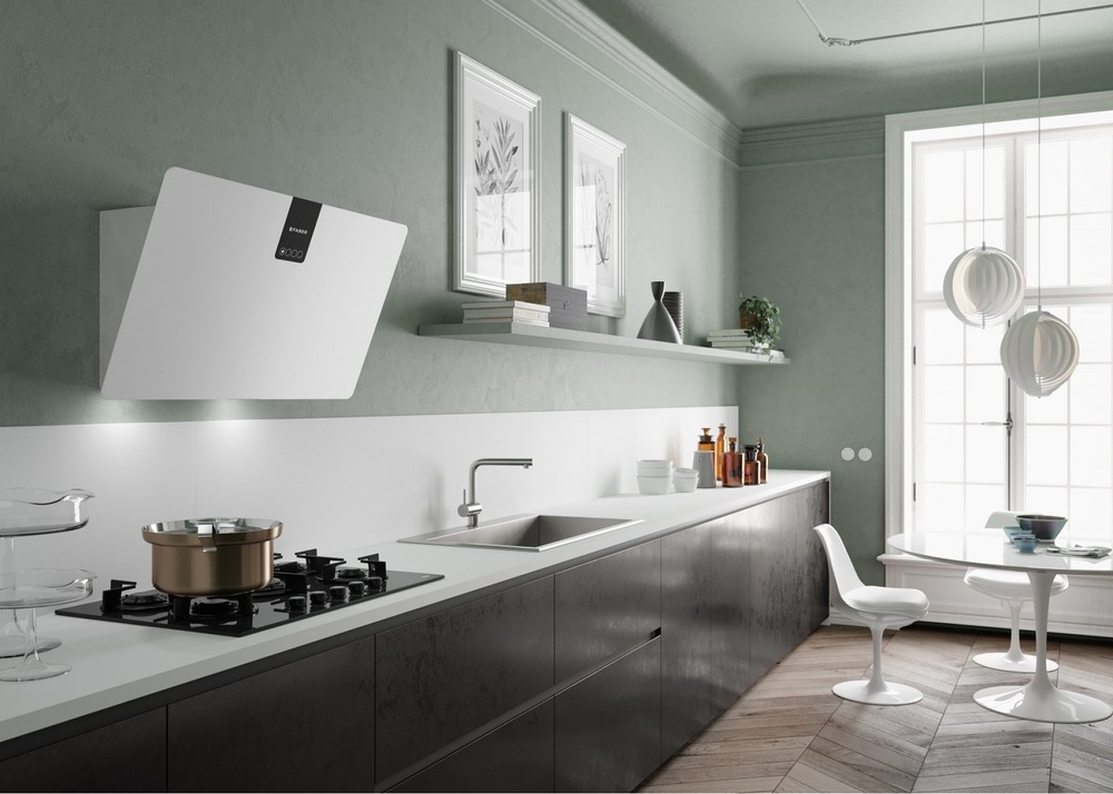 Odsávač pár Faber SOFT EDGE BIANCO KOS A80 biely