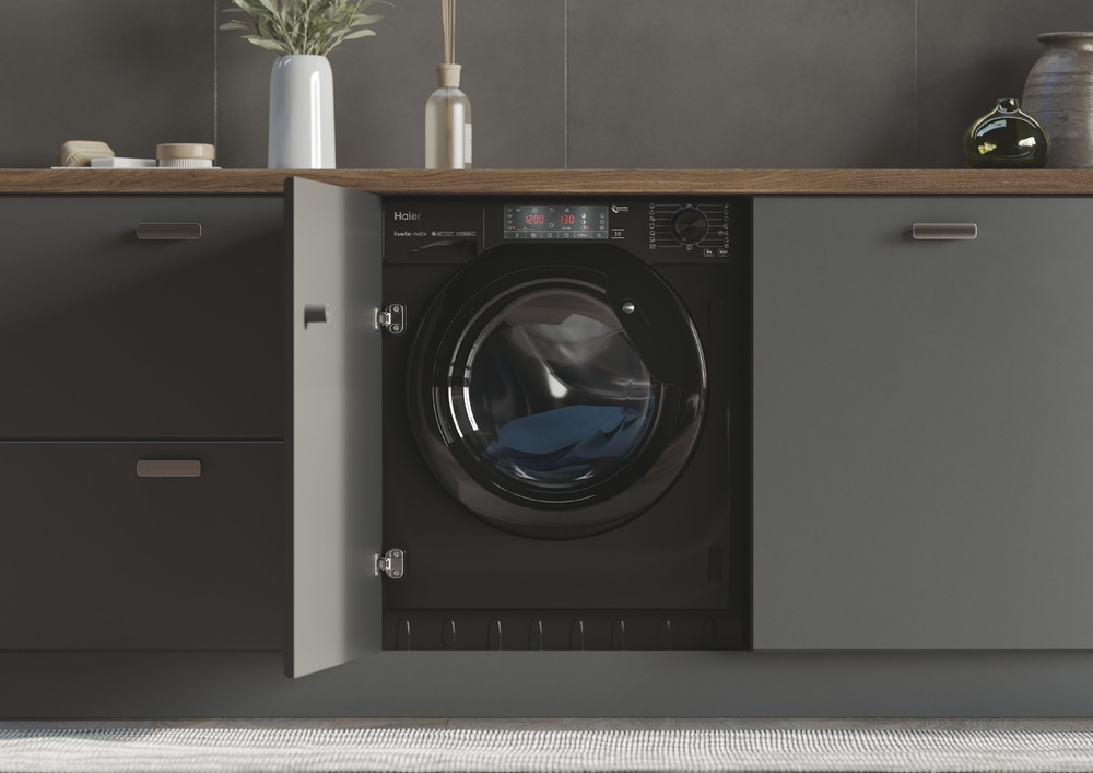 Vstavaná práčka Haier Series 4 HWQ90B416FWBB-S