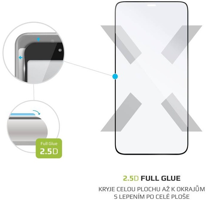 Tvrdené sklo FIXED Full-Cover na Apple iPhone 12/12 Pro čierne Tvrdené sklo FIXED Full-Cover na Apple iPhone 12/12 Pro čierne
