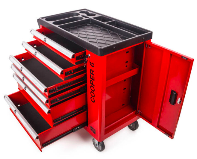 dielenský vozík G21 Cooper 6 red Dílenský vozík G21 Cooper 6 red