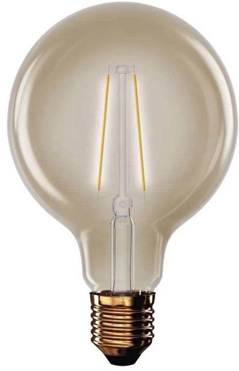 Žiarovka LED EMOS Vintage globe, 4,5 W, 420lm, E27, teplá biela