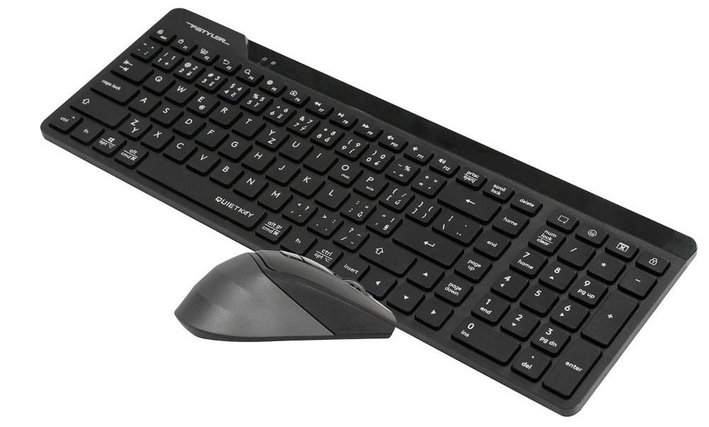 Klávesnica s myšou A4Tech FG2400 Air2, CZ čierna Klávesnica s myšou A4Tech FG2400 Air2, CZ - čierna