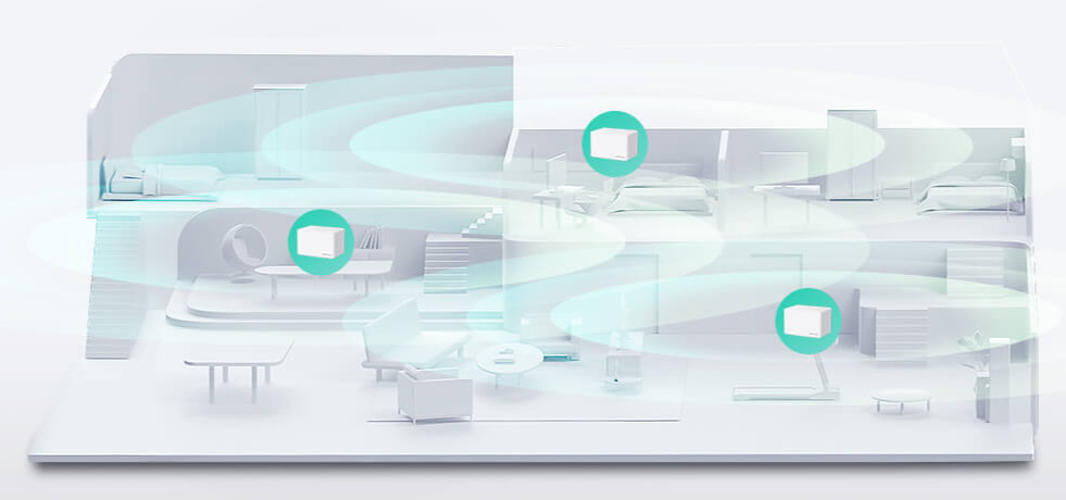 Kompletný Wi-Fi systém Mercusys Halo H90X, AX6000 WiFi6 Mesh (2-pack) biely Kompletný Wi-Fi systém Mercusys Halo H90X, AX6000 WiFi6 Mesh (2-pack) biely