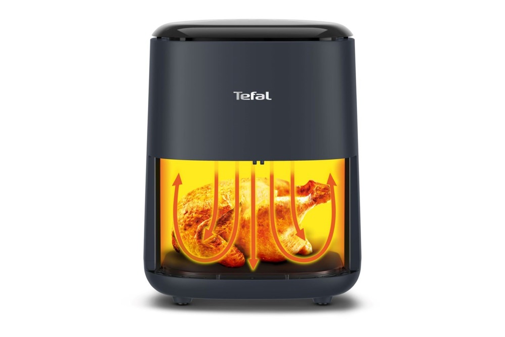 Fritéza teplovzdušná Tefal EY145B10 Easy Fry Compact sivá Fritéza teplovzdušná Tefal EY145B10 Easy Fry Compact sivá