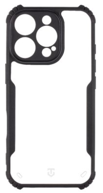 Kryt na mobil Tactical Quantum Stealth na Apple iPhone 16 Pro čierny/priehľadný