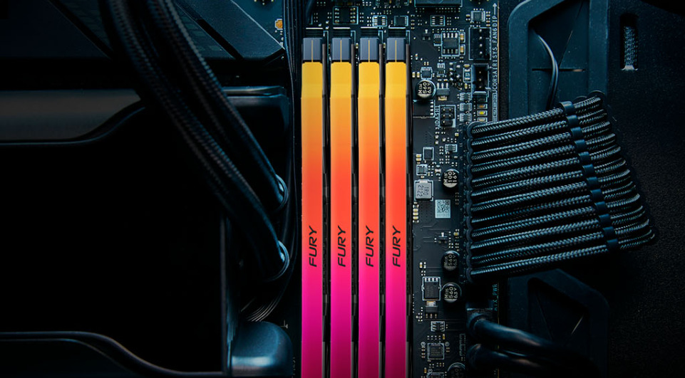 Pamäťový modul Kingston FURY Renegade White RGB XMP 48GB (2x24GB) 8400MHz DDR5 CL40 CUDIMM Pamäťový modul Kingston FURY Renegade White RGB XMP 48GB (2x24GB) 8400MHz DDR5 CL40 CUDIMM