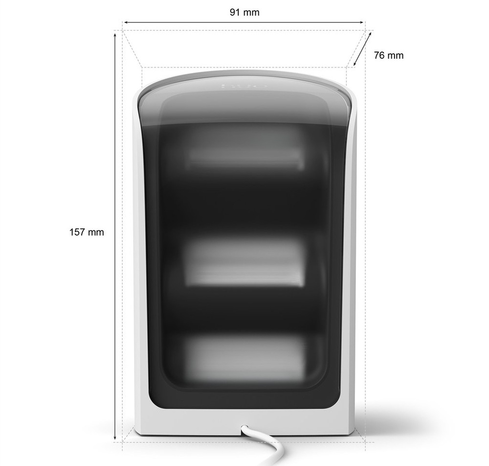 Stolové svietidlo Philips Hue Wall washer, 20W, EU/UK, White and Color Gradient biela Lampička Philips Hue Wall washer s konkrétnymi rozmermi