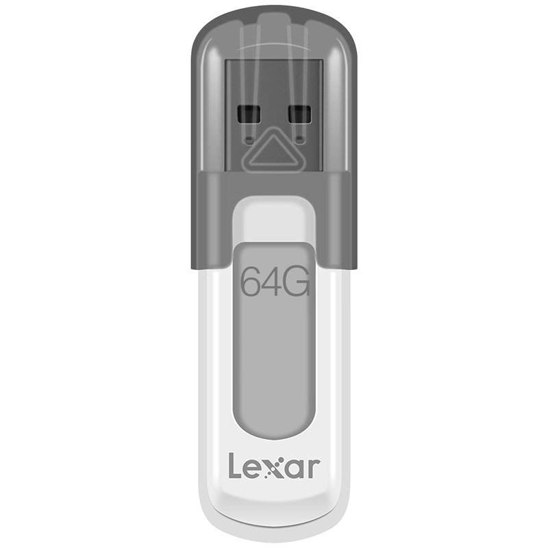 USB flashdisk Lexar JumpDrive V100 USB 3.0, 64GB sivý