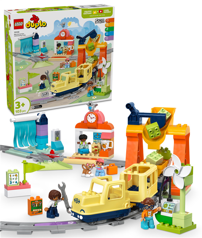 Stavebnica LEGO® DUPLO® 10428 Veľký interaktívny komunitný vláčik