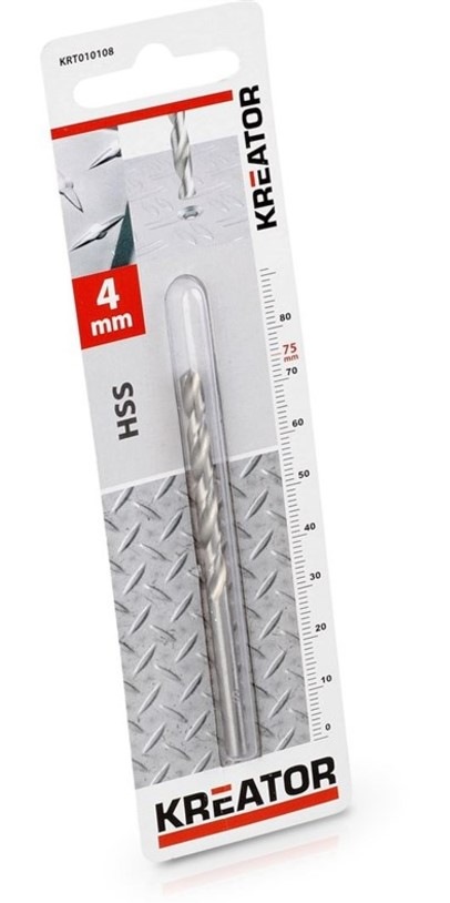 Vrták Kreator KRT010108, 4×75 mm Vrták Kreator KRT010108, 4×75 mm