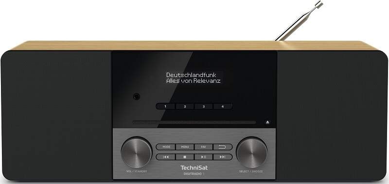 Rádioprijímač DAB+/CD Technisat DIGITRADIO 3 drevený Rádioprijímač DAB+/CD Technisat DIGITRADIO 3 drevený
