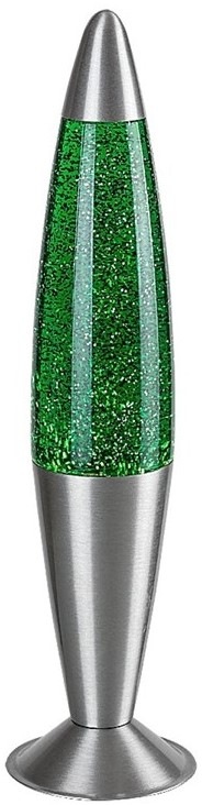 Stolná lampička Rabalux GLITTER2 - strieborná/zelená