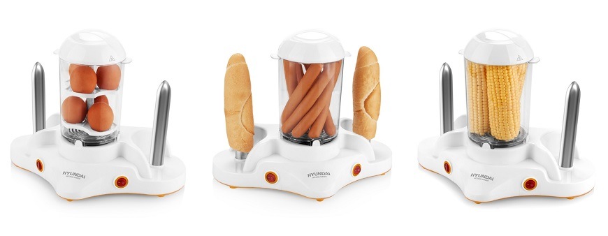 Hot dog Hyundai HDM 120 biely