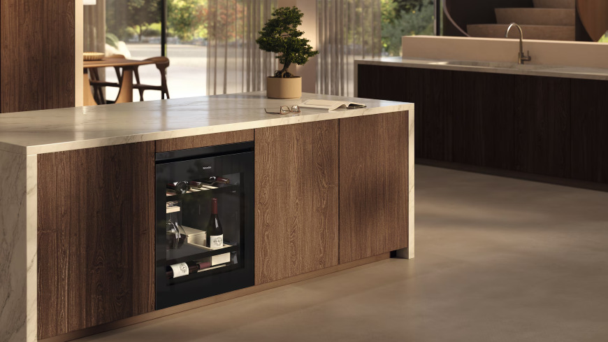 Vínotéka Miele KWTUS 7055 F čierna/sklo Vínotéka Miele KWTUS 7055 F čierna/sklo