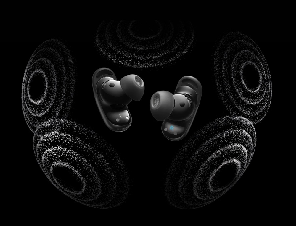 Slúchadlá Anker soundcore Liberty 5 Pro čierna Ilustrácia priestorového zvuku Dolby Audio v slúchadlách Anker soundcore Liberty 5 Pro