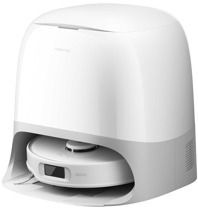 Robotický vysávač Roborock Qrevo Curv 5A1 biely