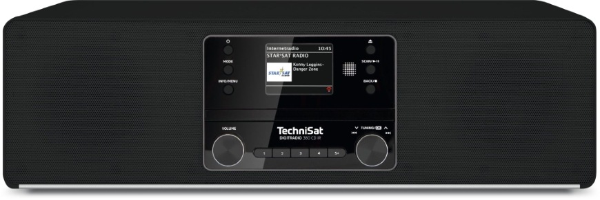TechniSat DIGITRADIO 380 CD IR, čierna