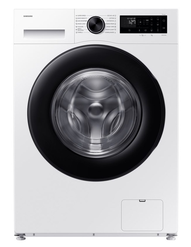 Vopred plnená práčka Samsung WW10FG5U34AELE, biela farba