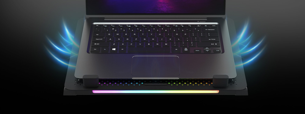 Chladiaca podložka pre NTB Genesis OXID 450, LED, pre 15,6" čierna Genesis OXID 450 (NHG-1678)