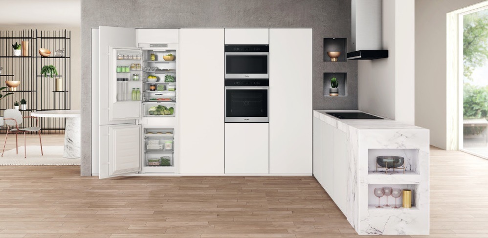 Chladnička kombinovaná Whirlpool WHC18 T332 P, NoFrost vstavaná