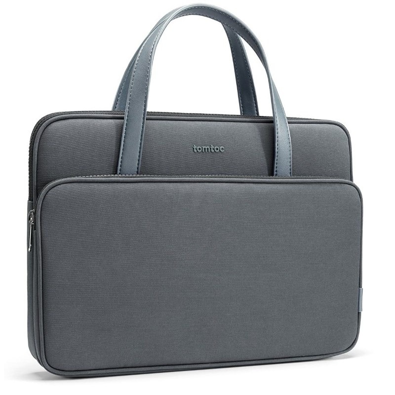Taška na notebook tomtoc Premium Briefcase na 14" MacBook Pro (2021) - šedá
