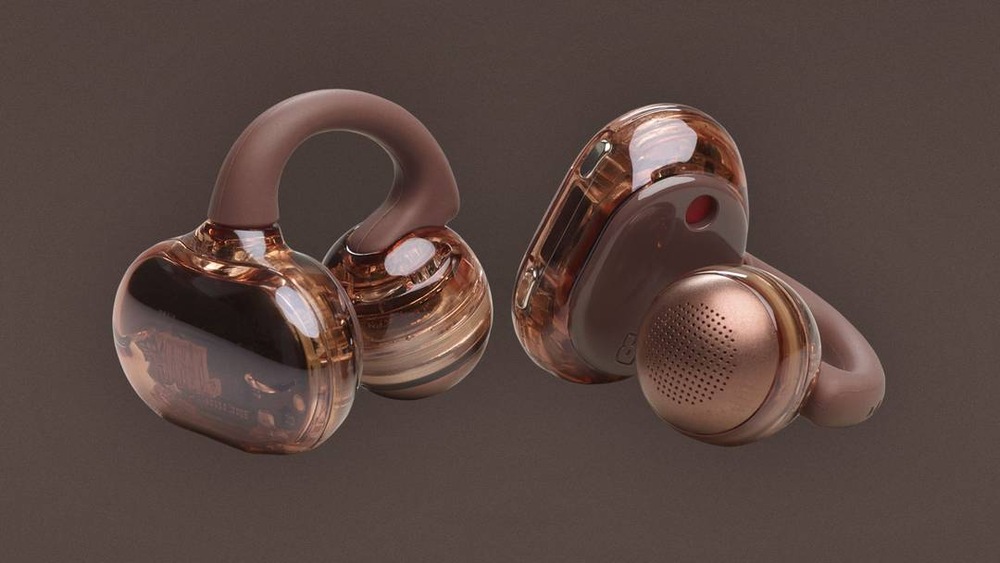 Slúchadlá JBL Soundgear Clips hnedá