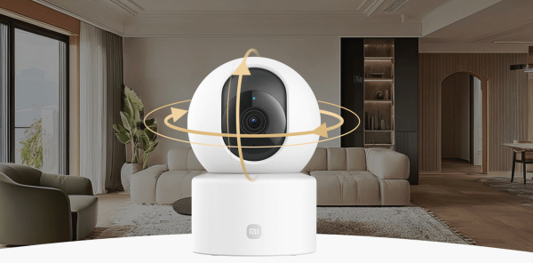 Xiaomi Smart C201 – demonštrácia horizontálneho a vertikálneho otáčania.