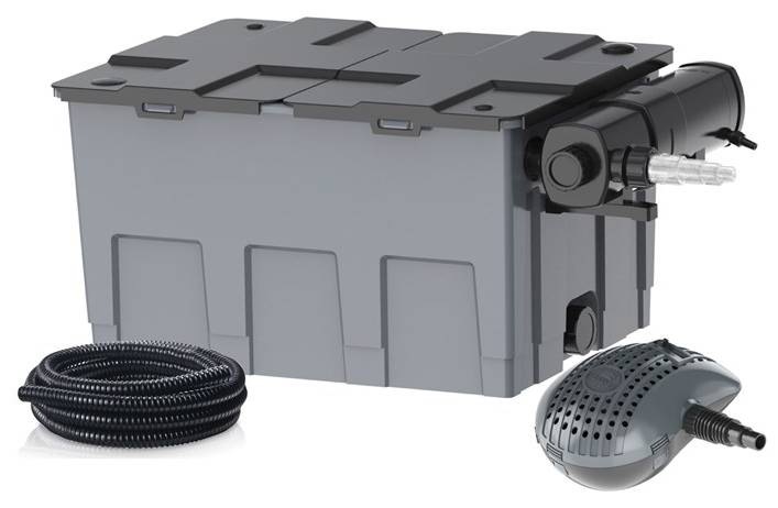 Filtrácia prietoková Heissner s čerpadlom 4900 l/ha UV 24W do 24 m3