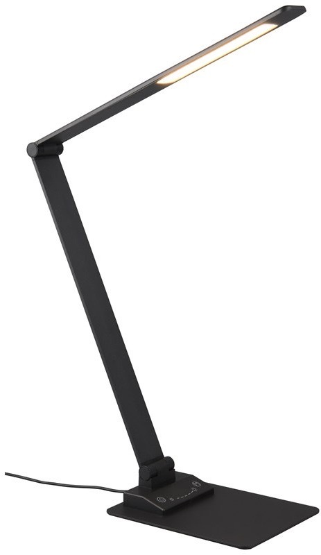 Stolná lampa TRIO Travis čierna
