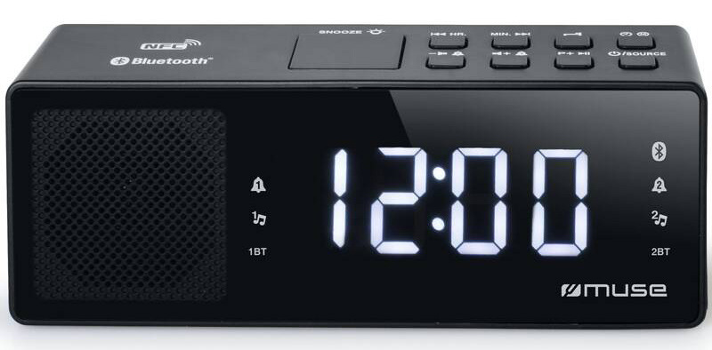 Rádiobudík MUSE M-172DBT čierny