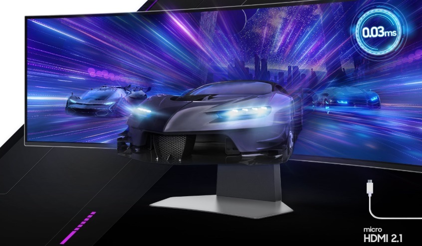 Herný monitor Samsung Odyssey OLED G9 strieborný Herný monitor Samsung Odyssey OLED G9 strieborný