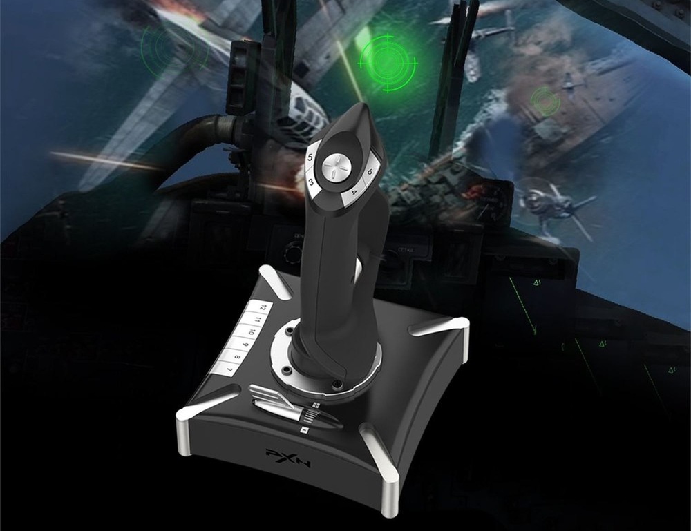 PXN 2119 PRO Flightstick zaujme aj mapovaním ovládacích prvkov