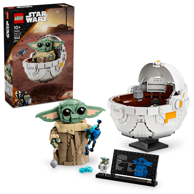 Stavebnica LEGO® Star Wars™ 75403 Grogu™ vo vznášajúcom sa kočíku